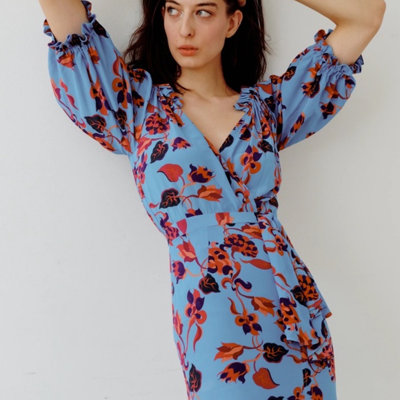 Saloni Olivia Silk dress - Picture 5 of 16